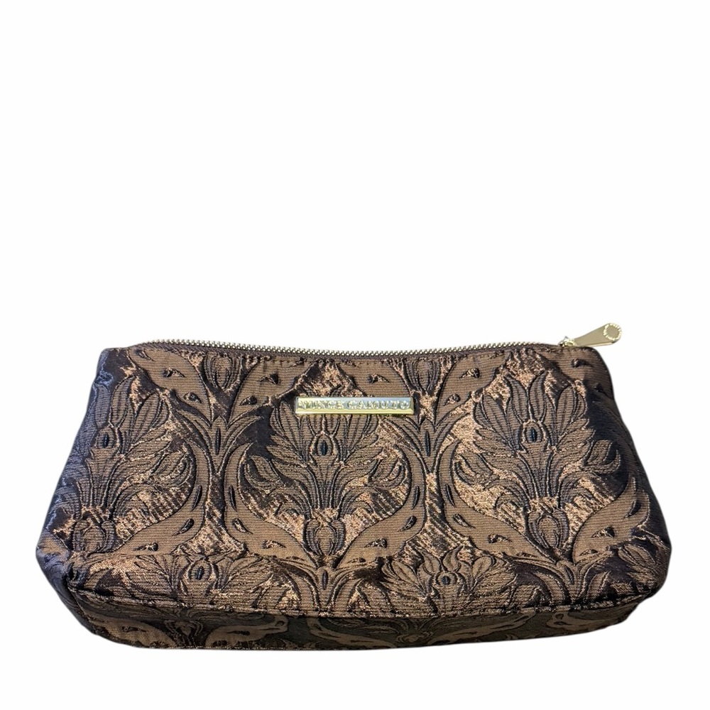 💙Vince Camuto make up bag Brown and Gold Women's Bag